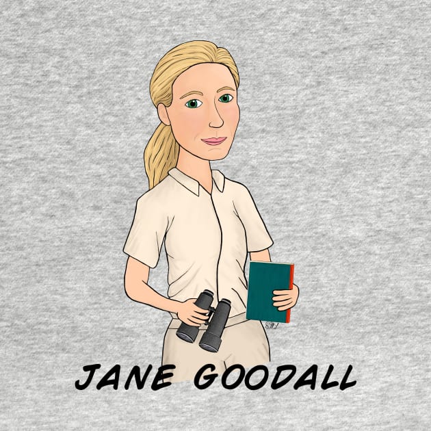 Young Jane Goodall by EcoElsa